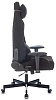 Кресло геймерское Knight T1 BLACK, черный экомех с подголовником, подлокотники пластиковые 2D. Металлическая крестовина. Механизм Топ-ган. Нагрузка до 150 кг.