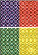 Цветной картон Апплика "Калейдоскоп" формат А-4, 4 листа с тиснением фольгой, мелованный картон, упаковка ПЭТ