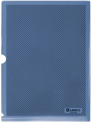 Папка-уголок Lamark Security пластиковая, А4, плотность 200 мкр, цвет синий