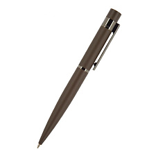Ручка подарочная автоматическая, шариковая "Verona" Bruno Visconti 1,0 мм цвет чернил синий, коричневый металлический корпус, с покрытием Soft Touch