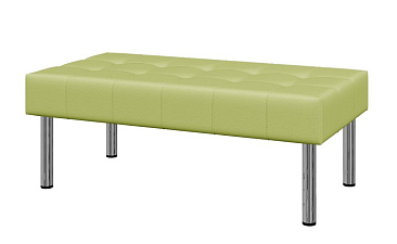 Банкетка Бизнес 2-местная экокожа зеленый Ecotex 3006 (1 категория). Размер (ШхГхВ): 1220x620x450мм. ЗАКАЗНАЯ ПОЗИЦИЯ  