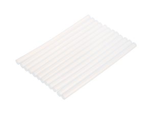 Стержни клеевые , диаметр 11мм, длина 200мм, 12 шт в упаковке, цвет прозрачный