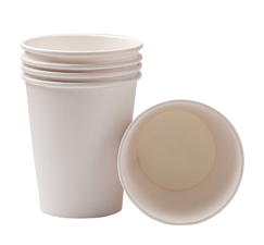 Стакан одноразовый бумажный 250 мл, d 80 мм, 50шт/упак. для горячих и холодных напитков.