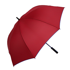 Зонт полуавтоматический «Кант», трость, ветроустойчивый, материал Полиэстер, 8 спиц, радиус 60 см, без рисунка, цвет микс