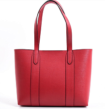 Сумка женская из натуральной кожи MATTIOLI 030-20C1, размер 40х29х14 см, цвет красный