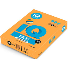 Бумага IQ COLOR формат А-4, плотность 80 г/м2, 500 листов, цвет оранжевый неон NEOOR