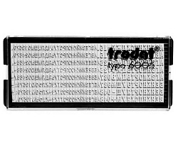 Касса русских букв и цифр, шрифт 4 мм TRODAT 6004