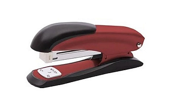 Степлер №24/6 №26/6 "Lamark ULRICH" до 25 листов, открытый/закрытый тип сшивания, антистеплер, цвет красный
