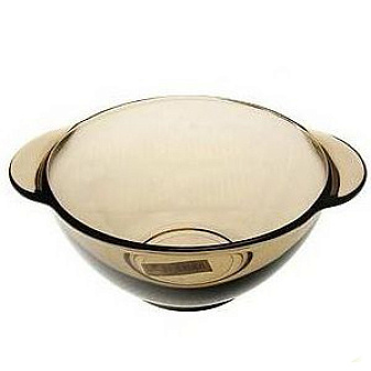 Тарелка суповая Luminarc "Eclipse" (Эклипс) 560мл, диаметр 13см, круглая, ударопрочное дымчатое стекло, цвет дымчатый