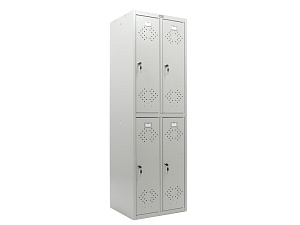 Шкаф для раздевалок практик стандарт LS-22, для хранения одежды в производственных, спортивных и других помещениях. Размеры внешние (ВхШхГ): 1830x600x500 мм