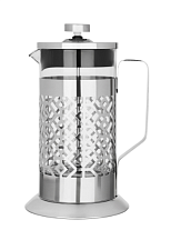 Чайник френч-пресс SATOSHI стекло/металл хром, объем 1000 мл
