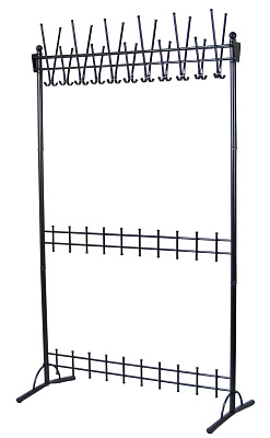 Вешалка гардеробная ТПР-1100 22 крючка 110х70,5х191 см (ШхГхВ) 