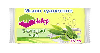 Мыло туалетное  75 гр "Wikky" ассорти, упаковка - флоу-пак