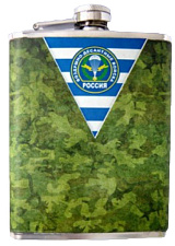 Фляжка "ВДВ" объем 240мл, стальная