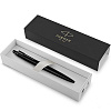 Ручка шариковая PARKER Jotter Monochrome XL SE-20 черный матовый M синий стержень, нержавеющая сталь, отделка чёрное PVD покрытие, подарочная упаковка