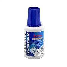 Корректирующая жидкость (штрих) "ErichKrause", объем 20мл, на основе растворителя с кистью