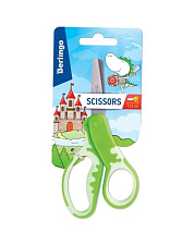 Ножницы 135 мм детские "Berlingo"из нержавеющей стали, цвет ассорти