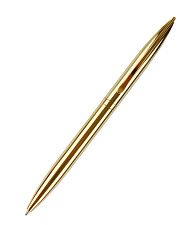Ручка подарочная шариковая, автоматическая MESHU "Gold" 1,0 мм цвет чернил синий, корпус металл, цвет корпуса золото, в подарочной упаковке