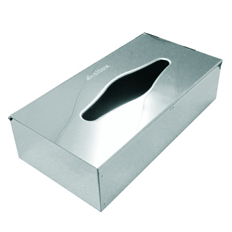 Держатель для сложенных салфеток с верхней подачей KSITEX PB-28S , нержавеющая сталь, глянцевый, размеры: 25х13х6,5 см