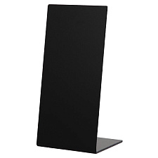 Табличка настольная для мела и  меловых маркеров,  вертикальная  100х210 мм  материал: пластик.