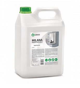 Мыло-крем жидкое 5 л  Grass "Milana" перламутр, в канистре
