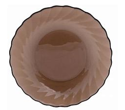 Тарелка десертная Luminarc "Ocean Eclipse" (Океан эклипс) диаметр 19.6 см, ударопрочное стекло, цвет дымчатый