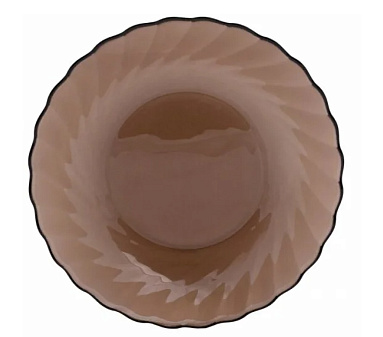 Тарелка десертная Luminarc "Ocean Eclipse" (Океан эклипс) диаметр 19.6 см, ударопрочное стекло, цвет дымчатый