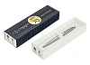 Ручка шариковая PARKER Jotter SE 70th Anniversary K163 серебристый, M синий стержень, нержавеющая сталь,	золотистая отделка, подарочная упаковка