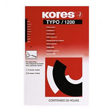 Бумага копировальная KORES 20л./уп., черная
