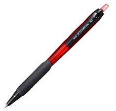 Ручка шариковая автоматическая UNI Jetstream SXN-101-07(N), красный стержень, 0,7 мм, красный корпус, резиновая манжетка