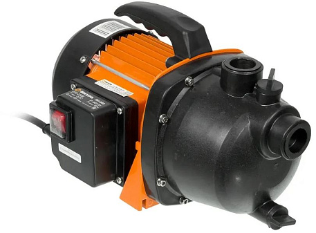 Насос поверхностный ВИХРЬ ПН-900 мощность 900Вт, производительность 60 л/мин, напор 45м, глубина всасывания 9м, патрубки 25мм, корпус пластиковый, кабель 1,2 м 