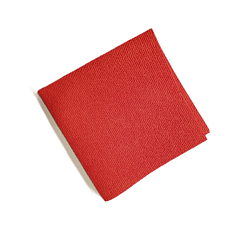 Салфетка из микрофибры 30х30 см универсальная, с полиуретановым покрытием 1 шт/уп, плотность 250гр/м2, ультразвуковая обработка края, цвет красный 