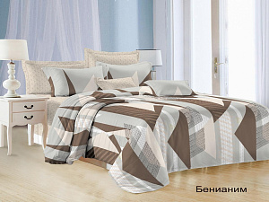 Комплект постельного белья 1,5-спальный Микросатин "Бенианим" 
Простыня 145х215 см, пододеяльник 143х215 см, наволочка 70х70 см - 2шт