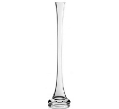 Ваза для одного цветка ТМ NEMAN (Glass) диаметр горлышка 1,5 см, высота 30 см, материал стекло 