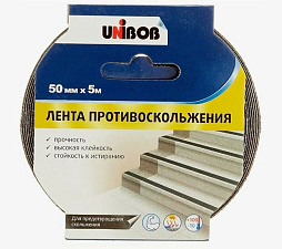 Противоскользящая лента "UNIBOB" 50мм х5м, черная