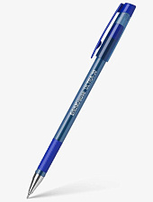 Ручка шариковая ErichKrause "ULTRA-30 Stick&Grip Original", синий стержень, 0,7 мм, полупрозрачный корпус, резиновая манжетка