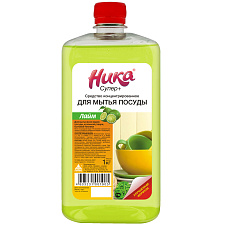 Средство для  мытья посуды "Ника-Супер Плюс" флакон 1 л концентрированное профессиональное