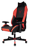 Кресло геймерское Knight Neon материал экокожа соты, цвет черный/красный, Крестовина металл цвет черный, Механизм Топ ган, Максимальная нагрузка до 150 кг.