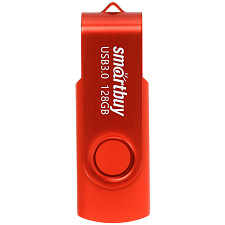 Флеш-носитель  128Gb USB 3.0  SmartBuy "Twist", красный 