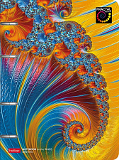 Тетрадь 80 листов А5 в клетку на кольцах Перламутровый аммонит, обложка слим-картон, металлизированный картон, выборочный лак, блок - офсет 60г.  