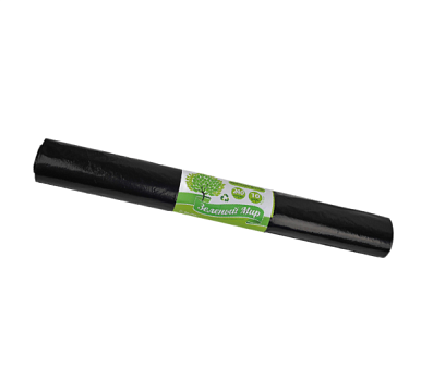 Мешки для мусора "Зеленый мир" ПВД 240л 10шт в рулоне, плотность 38 мкм, размер 90х125 см, черные/серые