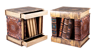 Тумбочка "Книги" 33*34*37см арт.184612
