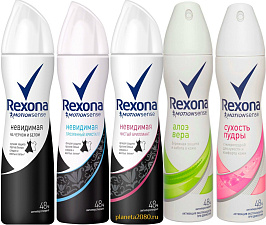 Дезодорант спрей Рексона (REXONA) женский 150мл ассорти