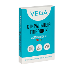 Стиральный порошок 400 гр "Vega Лотос" Автомат