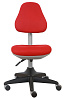 Кресло детское KD-2/R/TTW-97N обивка - красная ткань. Пластиковая крестовина. Усиленная конструкция, сиденье перемещается по штанге вверх-вниз и по платформе вперед-назад. Нагрузка до 100 кг.