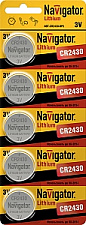 Батарейка литиевая Nаvigator BL5 / 3V / CR2430, 5шт/уп.