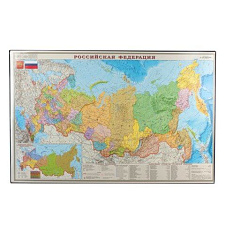 Коврик для письма 38х59 "Карта РФ"  арт.2129Р