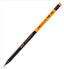 Карандаш чернографитовый Deli EC019-2B Enovation с ластиком, 2B, деревянный, шестигранный, цвет ассорти
