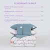 Комплект постельного белья Семейный Сатин/Комфорт "Равера" 
Простыня 220х240 см, пододеяльник 145х215 см-2 шт, наволочка 50х70 см - 2шт; наволочка 70х70 см-2 шт