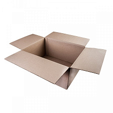 Гофро короб / коробка упаковочная 380х285х190мм №16 марка картона Т-23, трехслойный (толщина 2,5мм) склейка
